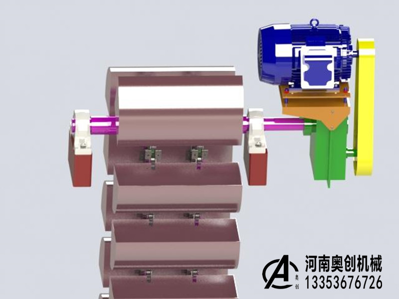 垂直斗式提升機(jī)模型3D圖紙