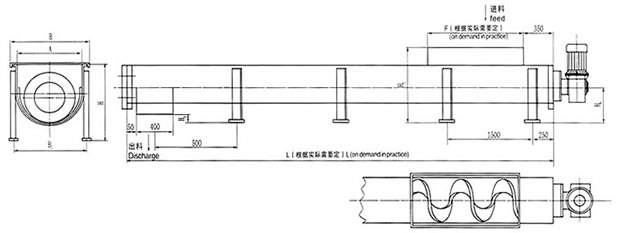 小型螺旋輸送機(jī)圖紙