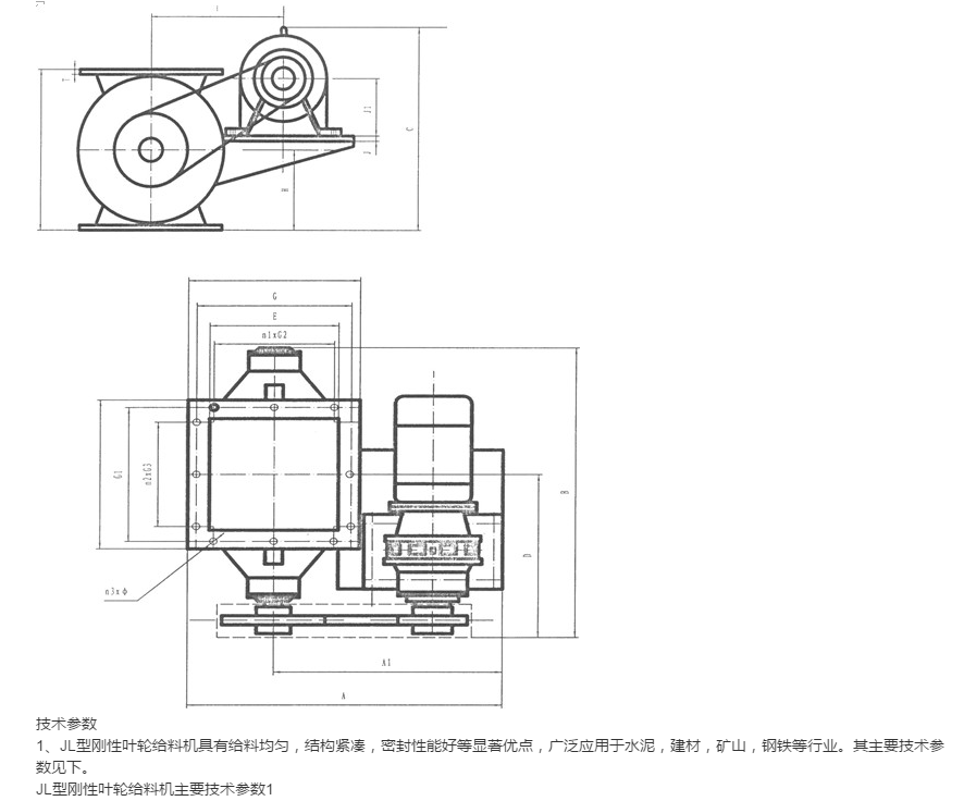 剛性葉輪給料機介紹