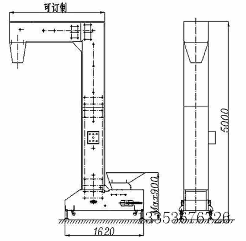 環(huán)保無塵全密封斗式提升機(jī)-垂直提升機(jī)廠家介紹結(jié)構(gòu)和工作原理1